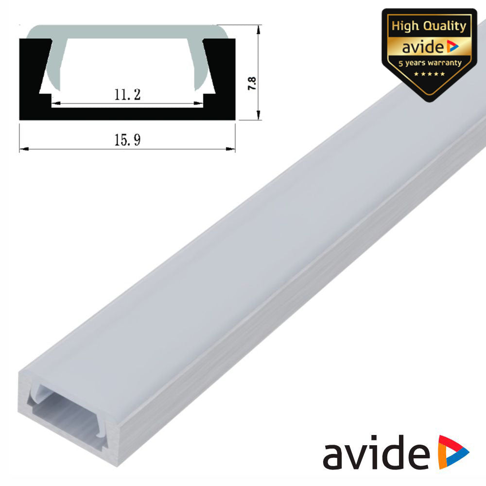 Perfil De Alumínio P/ Fita Led 1M Avide - Tauu.pt