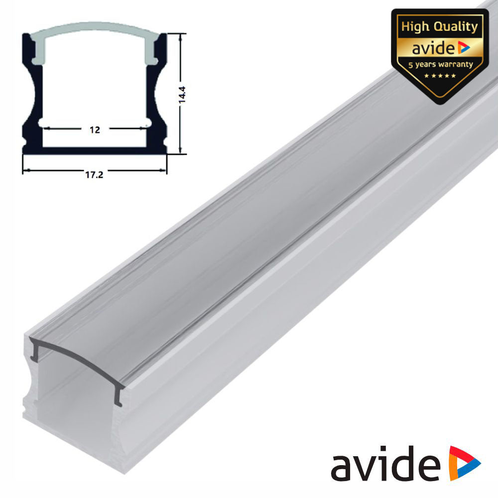 Perfil De Alumínio P/ Fita Led 1M Avide - Tauu,pt