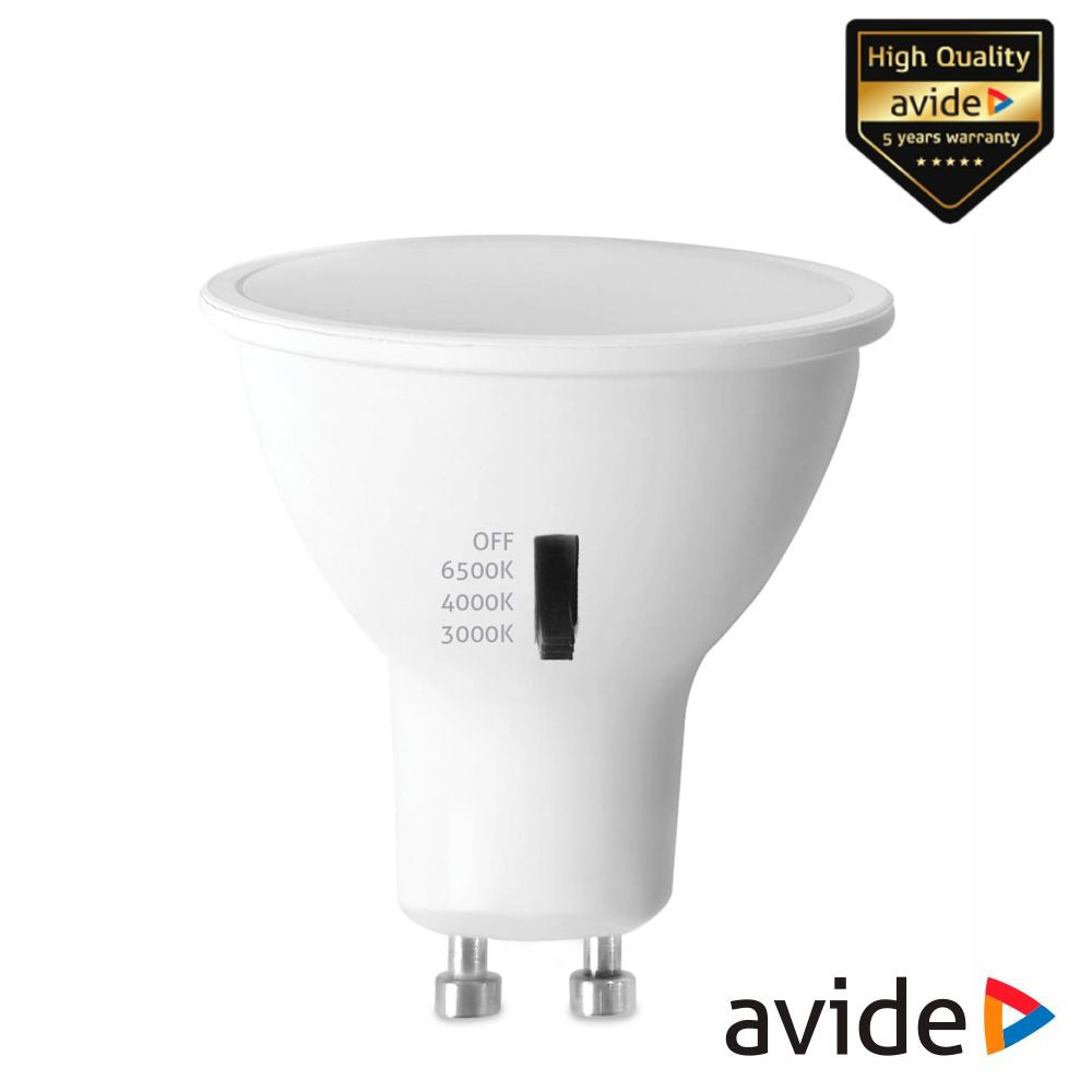 Lâmpada Led Gu10 Cct 7W 630Lm 120º Avide - Tauu.pt