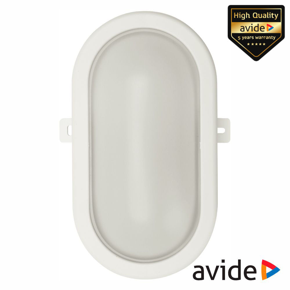 Painel Led Oval Aplique 12W Ip54 1200Lm 4000K Avide - Tauu.pt