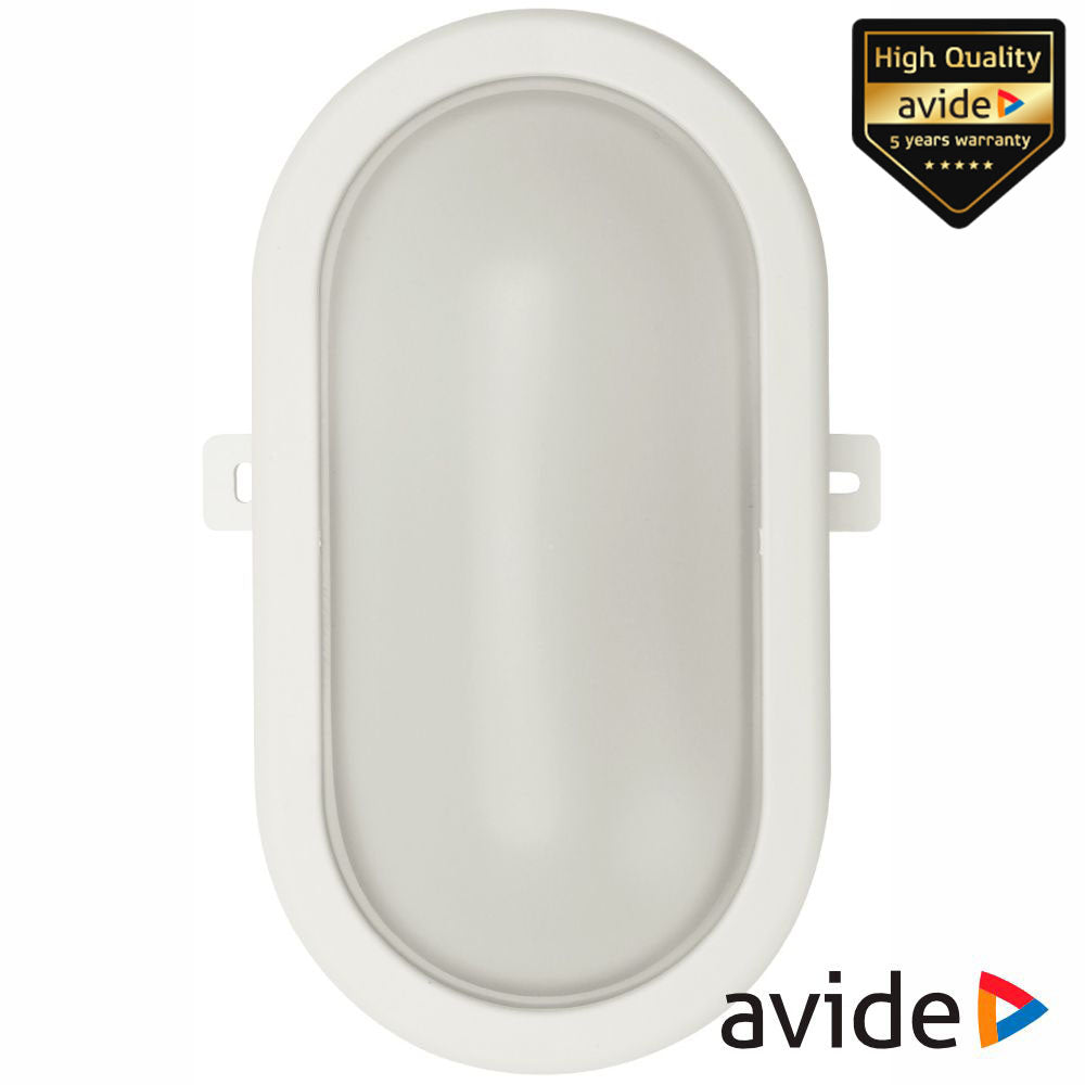Painel Led Oval Aplique 12W Ip54 600Lm 4000K Avide - Tauu,pt