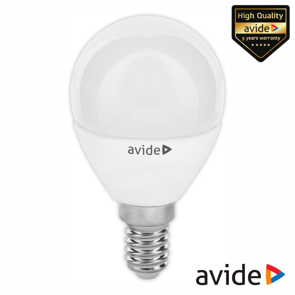 Lâmpada Led E14 Globo 7W 230V 4000K 600Lm Value Range Avide - Tauu,pt