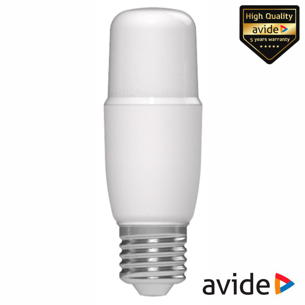 Lâmpada Led E27 Stick T37 9,5W 230V 6400K 1055Lm Avide - Tauu,pt
