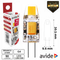 Lâmpada Led G4 1,2W 12V 2700K 90Lm Avide - Tauu,pt