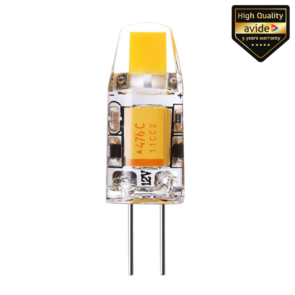 Lâmpada Led G4 1,2W 12V 4000K 100Lm Avide - Tauu,pt