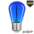Lâmpada E27 1W 230V Led Filamento Azul 50Lm Avide - Tauu.pt
