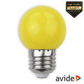 Lâmpada E27 1W Led Globo G45 Amarelo 30Lm Avide - Tauu.pt