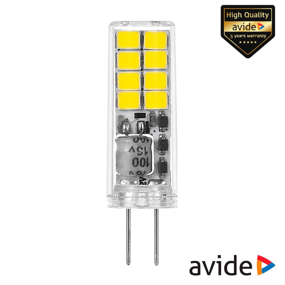Lâmpada Led G4 1.2W 12V 4000K 150Lm Avide - Tauu.pt