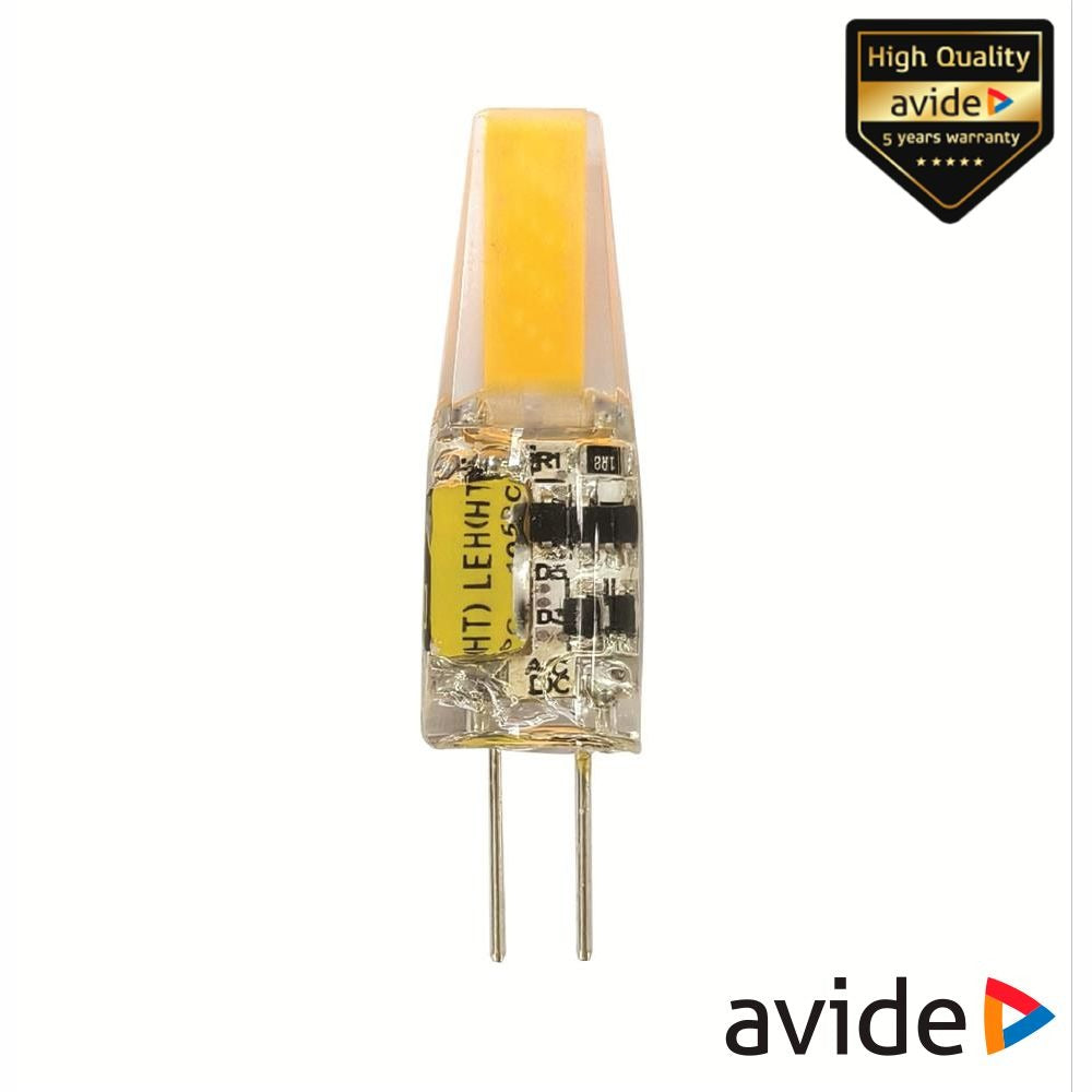 Lâmpada Led G4 Silicone 1.2W 12V 4000K 120Lm Avide - Tauu.pt