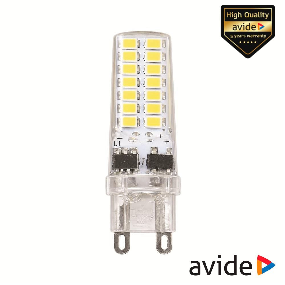 Lâmpada Led G9 3W 230V 4000K 300Lm Silicone Avide - Tauu.pt