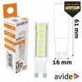 Lâmpada Led G9 4,2W 230V 4000K 450Lm Avide - Tauu,pt