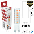 Lâmpada Led G9 4,2W 230V 3000K 450Lm Avide - Tauu,pt