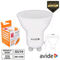 Lâmpada Led Gu10 Spot 4W 230V 4000K 310Lm Avide - Tauu,pt