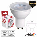 Lâmpada Led Gu10 Spot 36º 7W 230V 3000K 610Lm Avide - Tauu,pt
