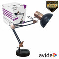 Candeeiro Vintage E27 Preto Avide - Tauu,pt