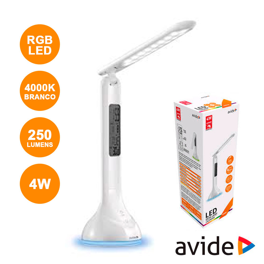 Candeeiro Decorativo Led 4W 4000K Rgb Calendário 250Lm Avide - Tauu.pt