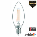 Lâmpada Led E14 Vela Filamento 4,9W 230V 3000K 806Lm Avide - Tauu,pt