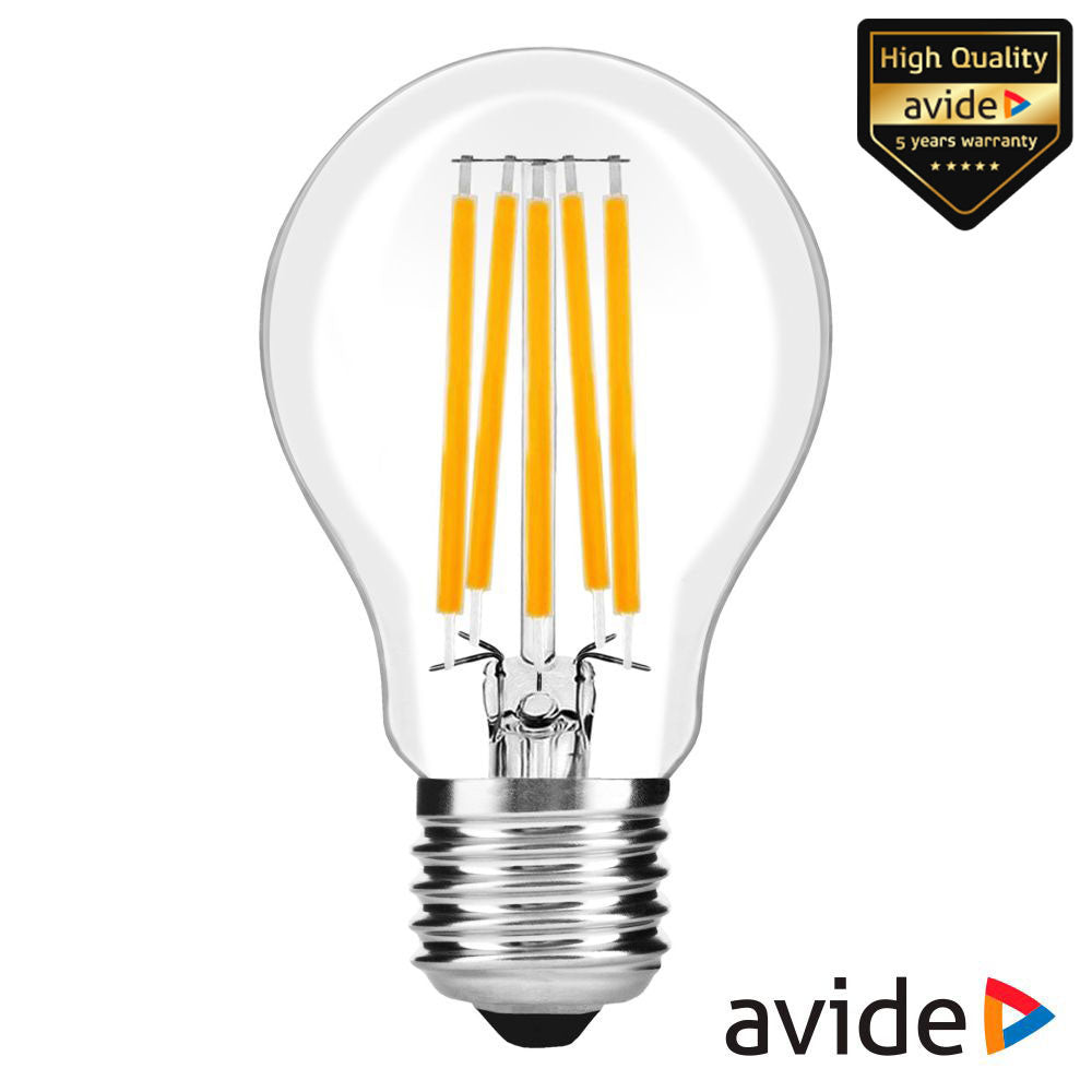 Lâmpada Led E27 Globo Filamento 12W 230V 4000K 1520Lm Avide - Tauu,pt