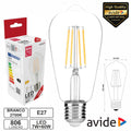 Lâmpada Led E27 St57 Filamento 7W 230V 2700K 806Lm Avide - Tauu,pt