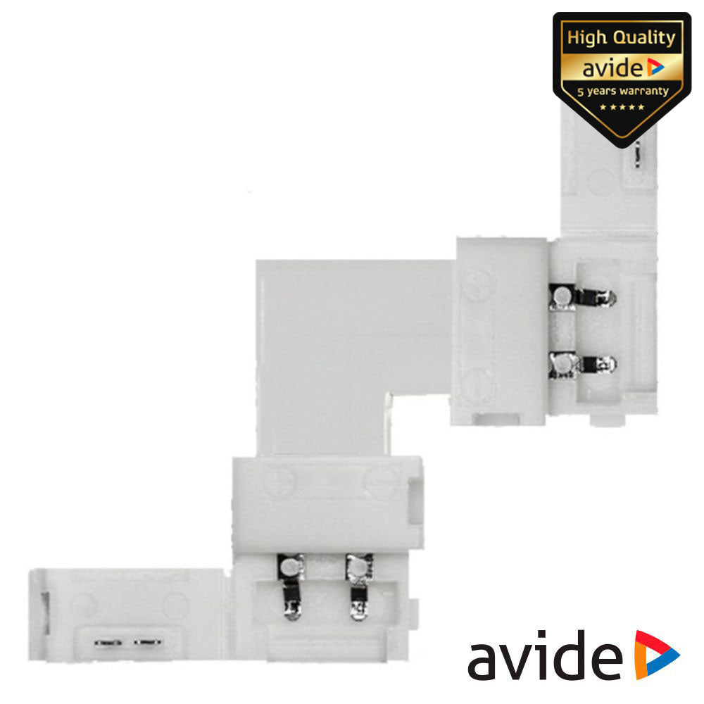 União P/ Fita Leds Monocor Ip20 90º Avide - Tauu.pt