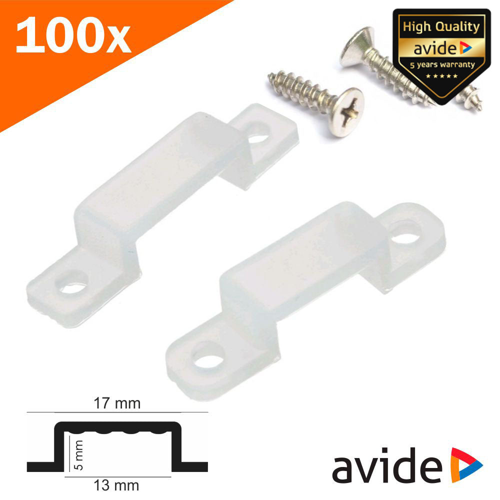 Suporte Plástico P/ Fita Led 5050 Avide - Tauu,pt