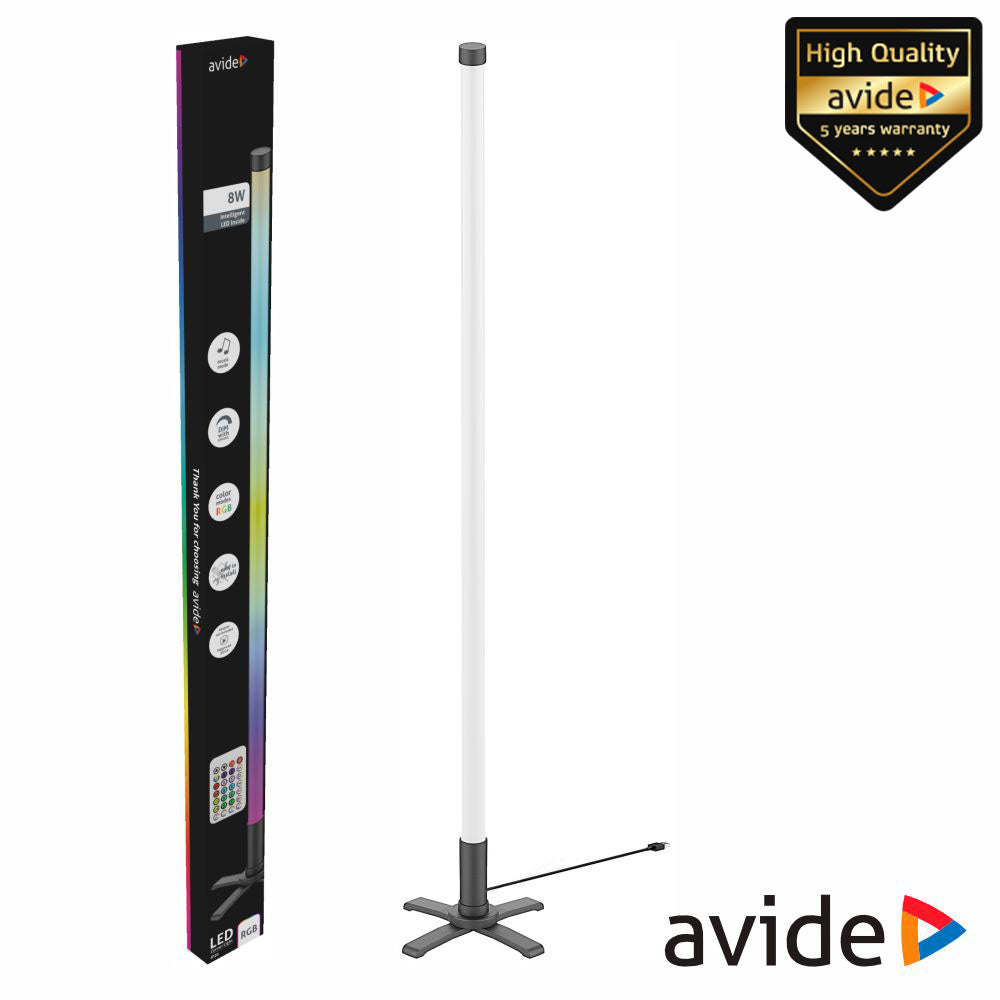 Tubo Led Canto Rgb 8W 113Cm C/ Sensor Som C/ Comando Avide - Tauu.pt