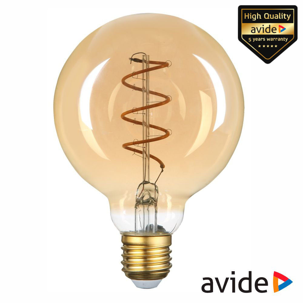 Lâmpada E27 4,5W G80 230V Filamento 2700K 400Lm Avide - Tauu,pt