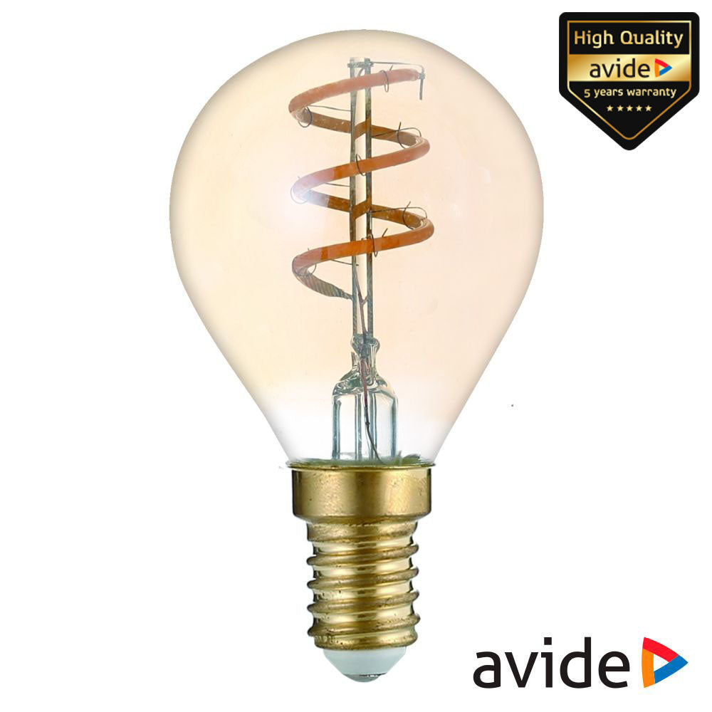 Lâmpada E14 3W Globo 230V Filamento 2700K 180Lm Avide - Tauu,pt