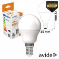 Lâmpada Led E14 Globo G45 4,5W 230V 4000K 470Lm Avide - Tauu,pt