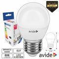 Lâmpada Led E27 Globo G45 6,5W 230V 6400K 806Lm Avide - Tauu,pt