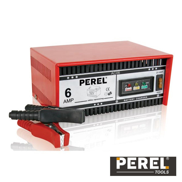 Carregador De Baterias Chumbo 12V 6A Perel - Tauu.pt