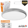 Painel Led Redondo Aplique 18W 330Mm 4000K 1600Lm Avide - Tauu.pt