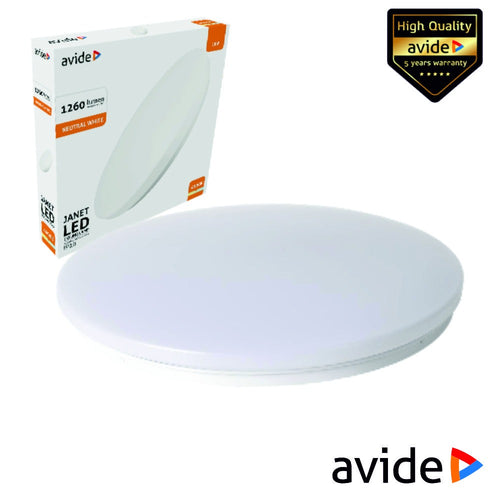 Aplique Led Redondo 18W 330Mm 4000K 1260Lm Avide - Tauu.pt