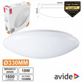 Painel Led Redondo Aplique 18W 330Mm 4000K 1600Lm Avide - Tauu,pt