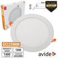 Painel Leds Redondo 18W 220Mm 4000K 1490Lm Avide - Tauu,pt