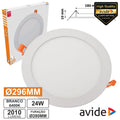 Painel Leds Redondo 24W 296Mm 4000K 2000Lm Avide - Tauu,pt