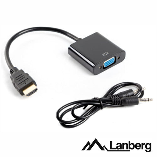 Adaptador Displayport Macho / Vga Fêmea Lanberg - Tauu.pt