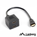 Adaptador Hdmi 1 Entrada 2 Saídas Lanberg - Tauu,pt