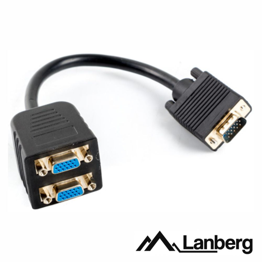 Adaptador Profissional Vga M/F/F Dourado Lanberg - Tauu,pt