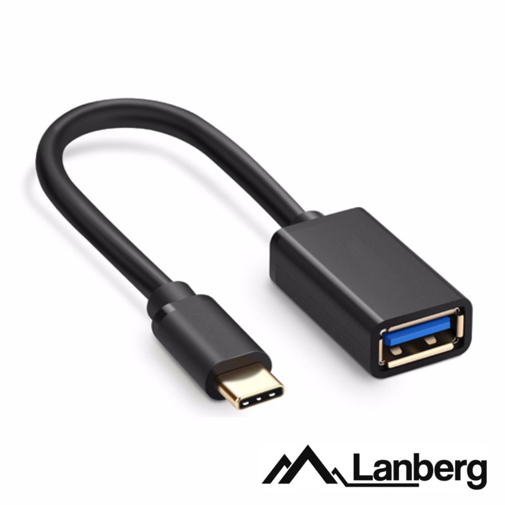 Adaptador Usb-C 3,0 Macho / Usb-A Fêmea 15Cm Lanberg - Tauu,pt