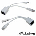 Conjunto Adaptador Poe C/ Rj45 E Dc Lanberg - Tauu.pt
