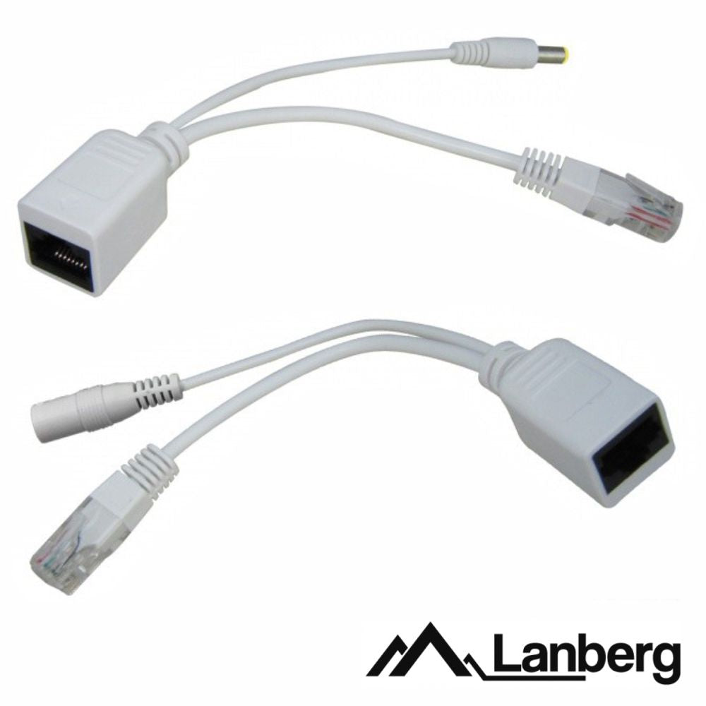Conjunto Adaptador Poe C/ Rj45 E Dc Lanberg - Tauu.pt