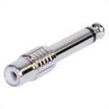 Ficha Adaptadora Jack 6.35Mm Macho Mono / Rca Fêmea Bst - Tauu.pt