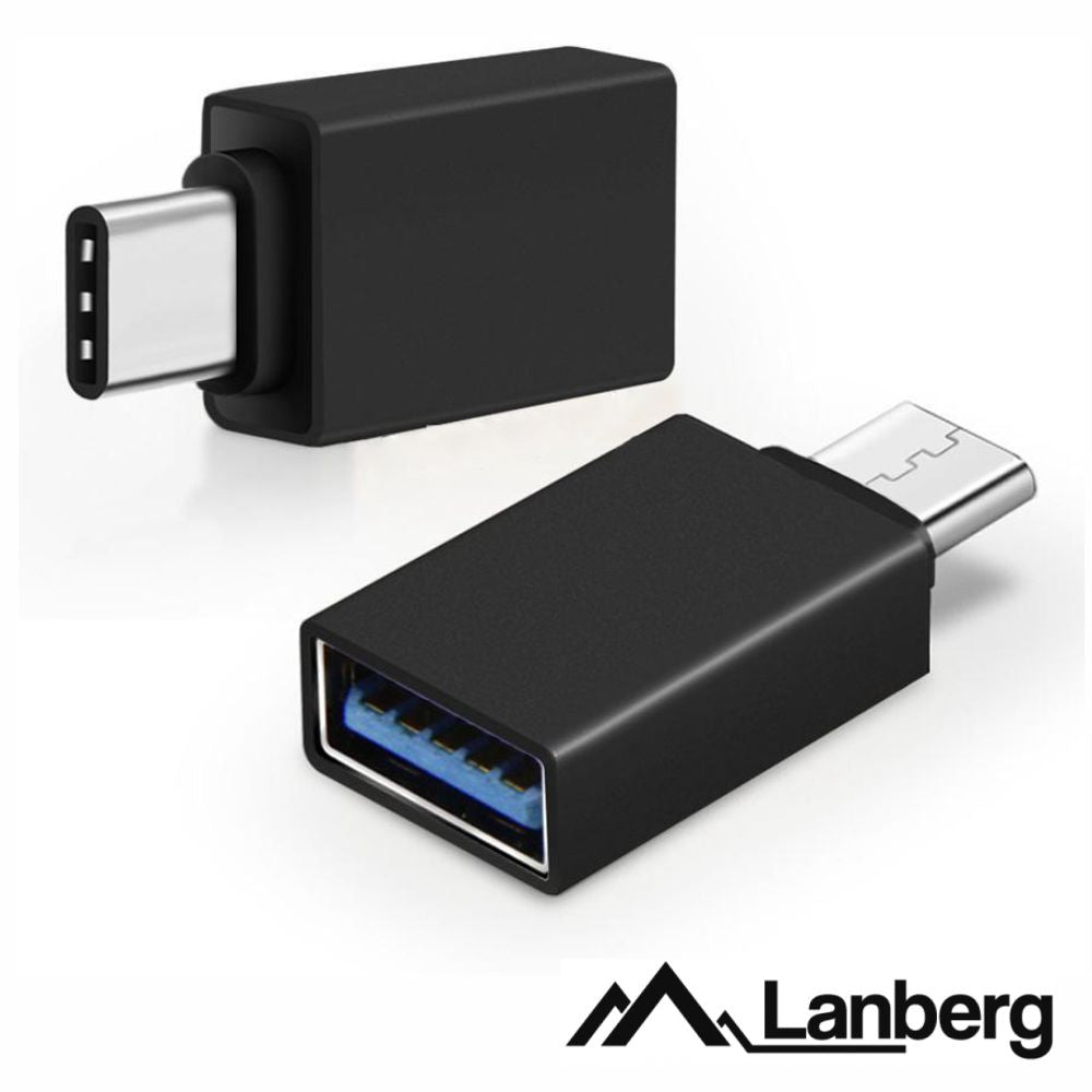 Adaptador Type-C Macho / Usb-A Fêmea Lanberg - Tauu,pt