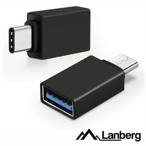 Adaptador Type-C Macho / Usb-A Fêmea Lanberg - Tauu.pt
