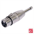 Ficha Adaptadora Xlr 3P Fêmea / Jack 6.35Mm Macho Mn Bst - Tauu.pt