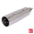 Ficha Adaptadora Xlr 3P Macho / Rca Macho Bst - Tauu.pt
