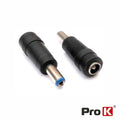 Ficha Adaptadora Alimentação Dc Ø5,5-2,5Mm P/ Ø5,5-2,1Mm - Tauu,pt