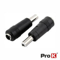 Ficha Adaptadora Alimentação Dc Ø5,5-2,1Mm P/ Ø5,5-2,5Mm - Tauu,pt