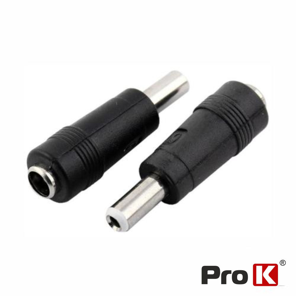 Ficha Adaptadora Alimentação Dc Ø5,5-2,1Mm P/ Ø5,5-2,5Mm - Tauu,pt